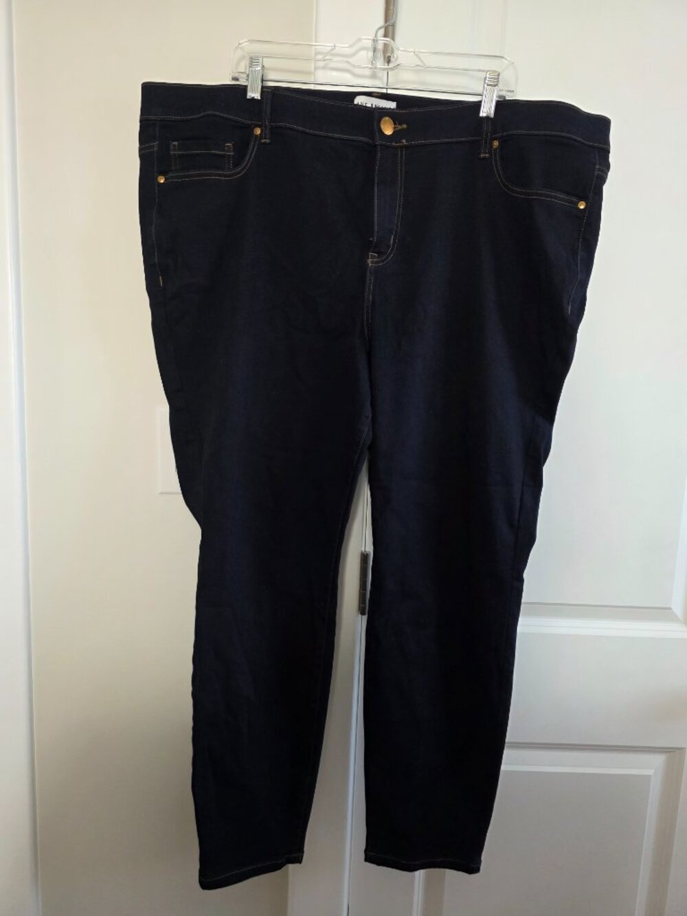 Lane Bryant High Rise Skinny Jeans Flex Magic Waistband Dark Wash Size 24